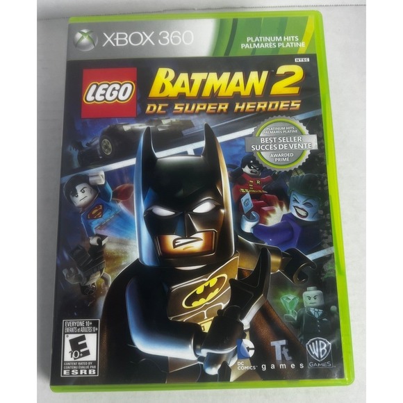 Warner Bros. Interactive Entertainment Other - Lego Batman 2 DC Super Heroes Xbox 360 Platinum Hits Video Game Complete CIB